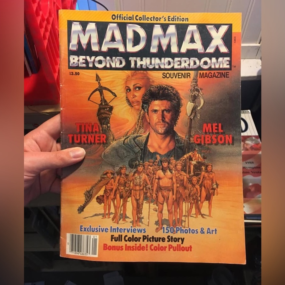 1985 Mad M A X Beyond T H U N D E R D O M E official collectors magazine